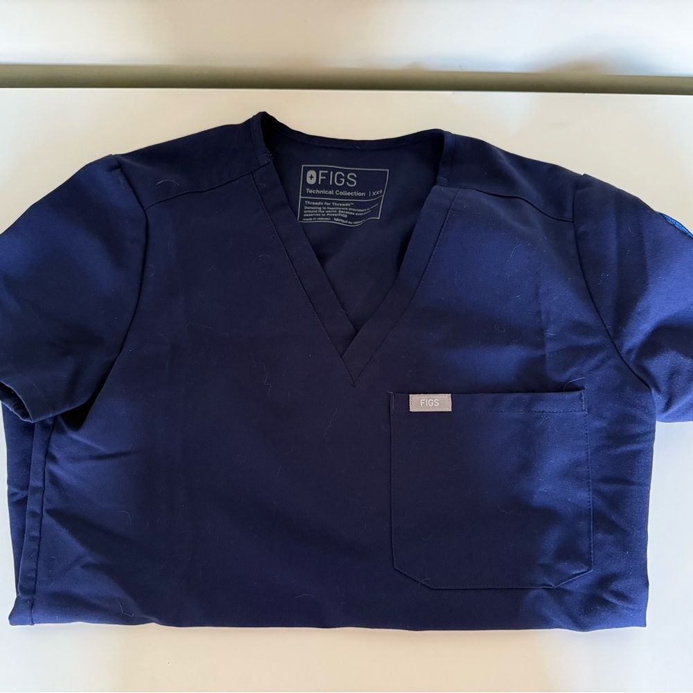 Figs Navy Blue Scrub set